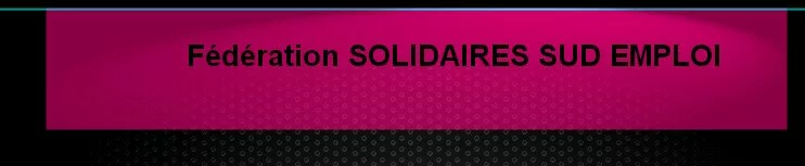 Fédération membre de l'Union Syndicale SOLIDAIRES